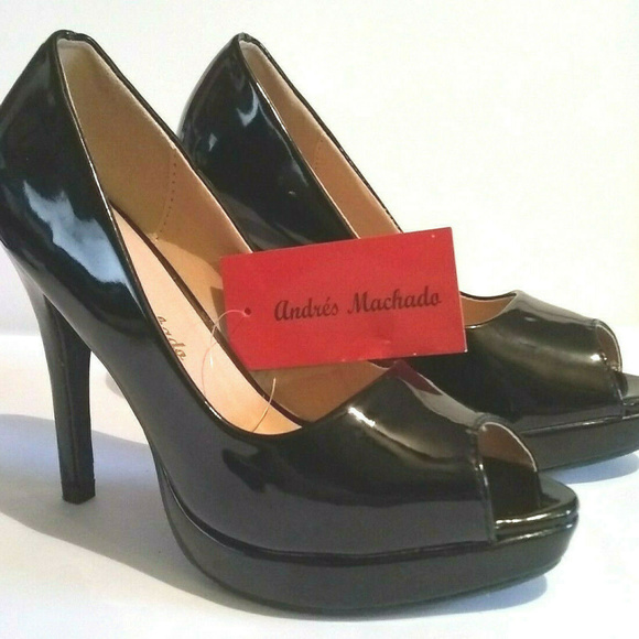 Andres Machada Pumps - Black - Size 5 - Picture 1 of 8